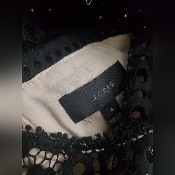 J. Crew Bell Sleeve Daisy Lace Dress New Size 4 - Picture 3 of 4